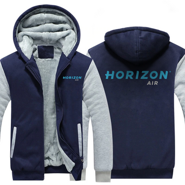 HORIZON AIRLINES JACKETS FLEECE SWEATSHIRT